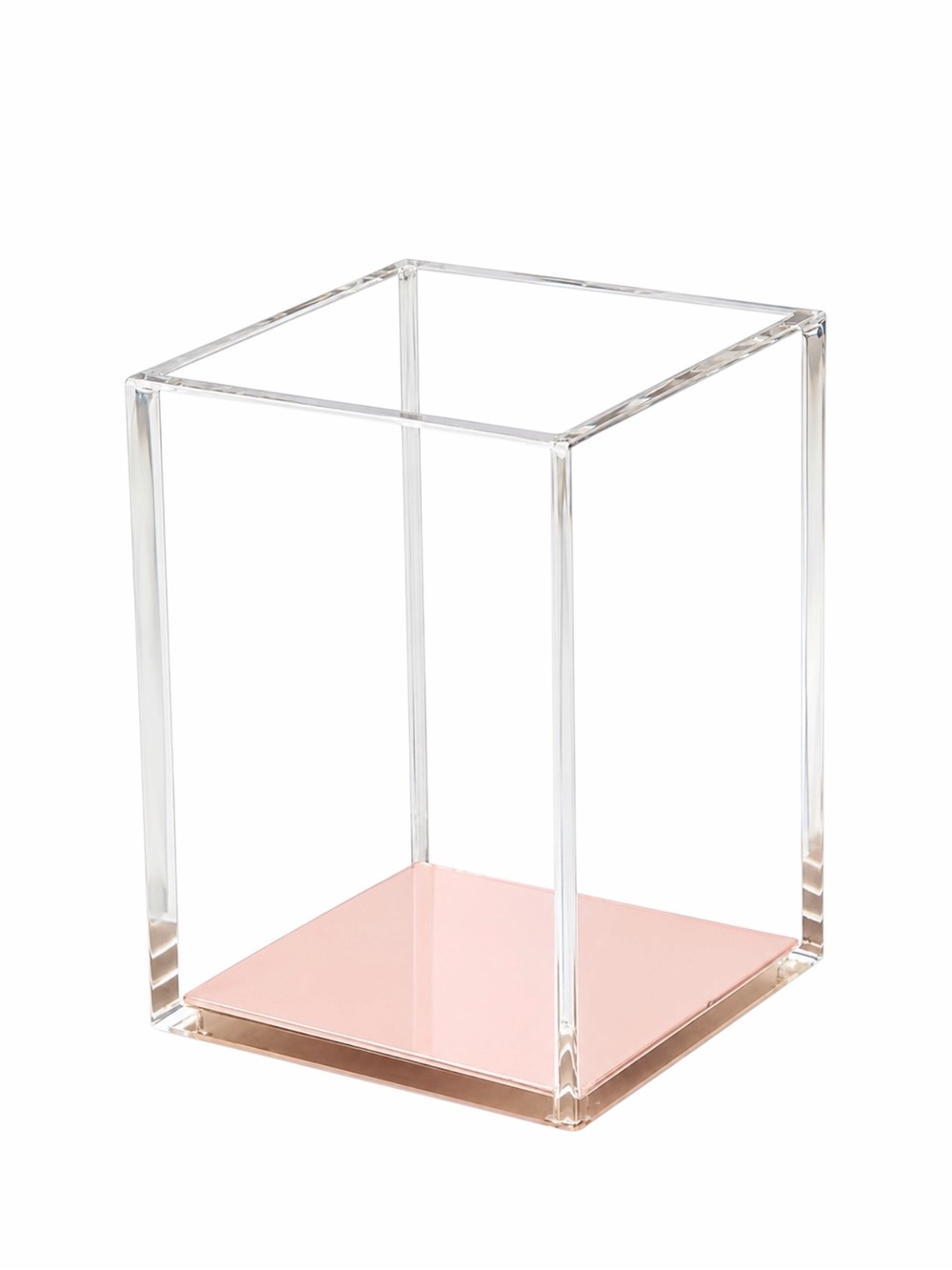 ROSE GOLD ACRYLIC PENCIL HOLDER - BNIB